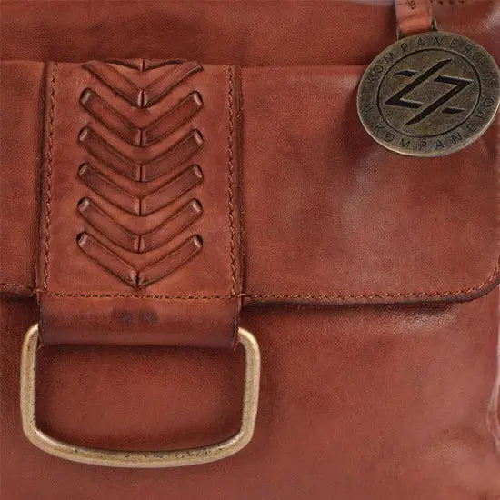 Asta - The Shoulder Handbag -Cognac & Dark Brown