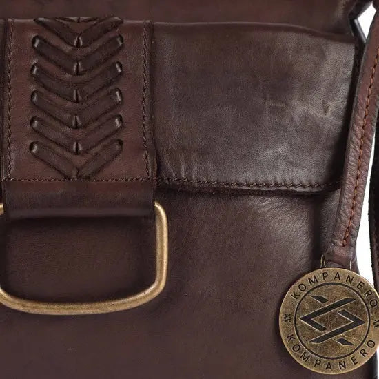Asta - The Shoulder Handbag -Cognac & Dark Brown