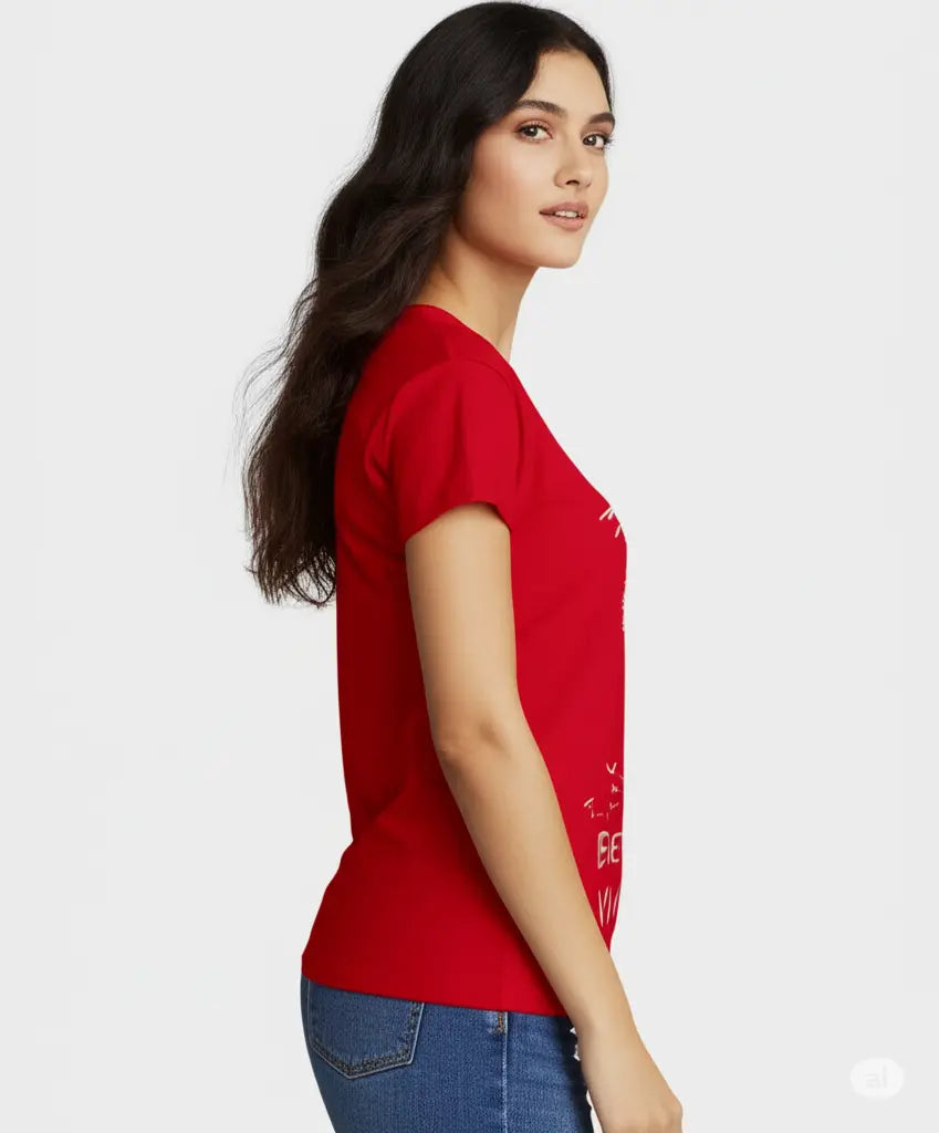 Be Wild Graphic T-Shirt – 100% Cotton - Red & White Variants