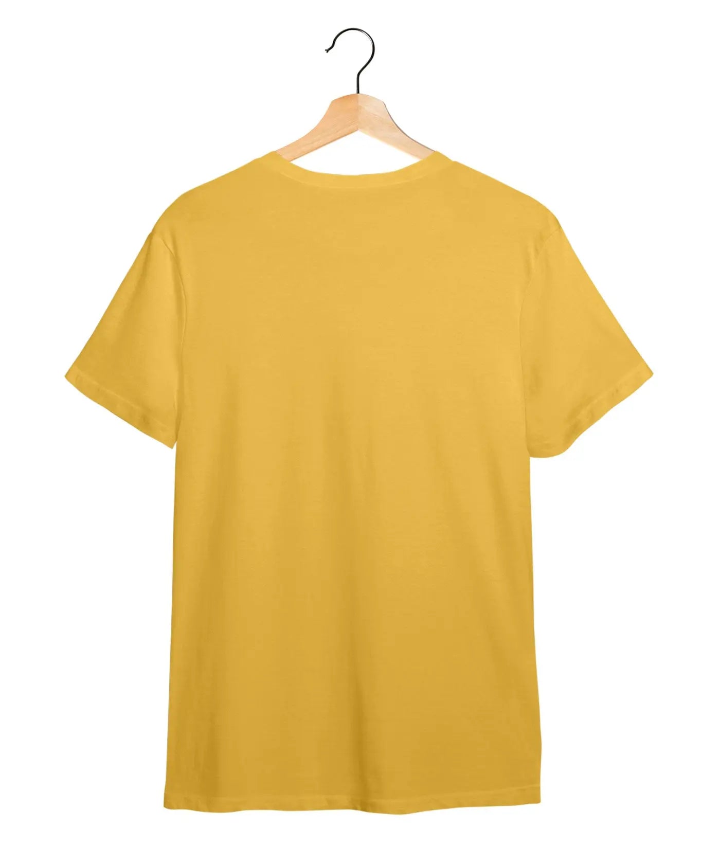 "Classic " Printed T-Shirt – Premium Round Neck - Minion Yellow - 100% Cotton