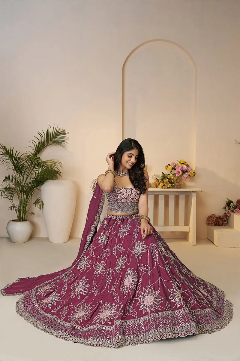 floral bridesmaid dressl Fantasy in Vibrant Maroon – A Stunning Choice for Every Bridesmaid