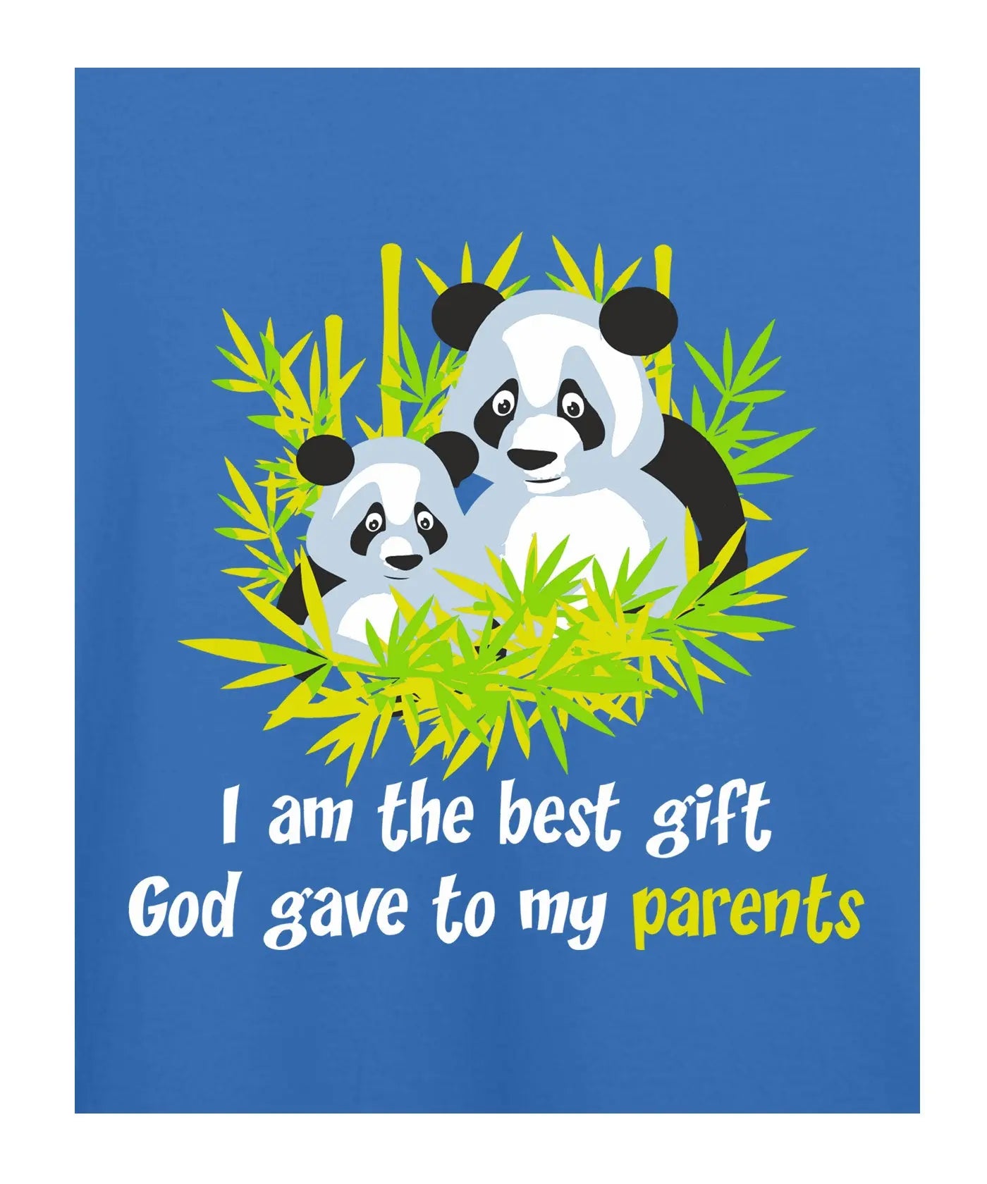 "I am the Best Gift" - Kids Unisex T-Shirt – Premium Round Neck - Electric Blue - 100% Cotton