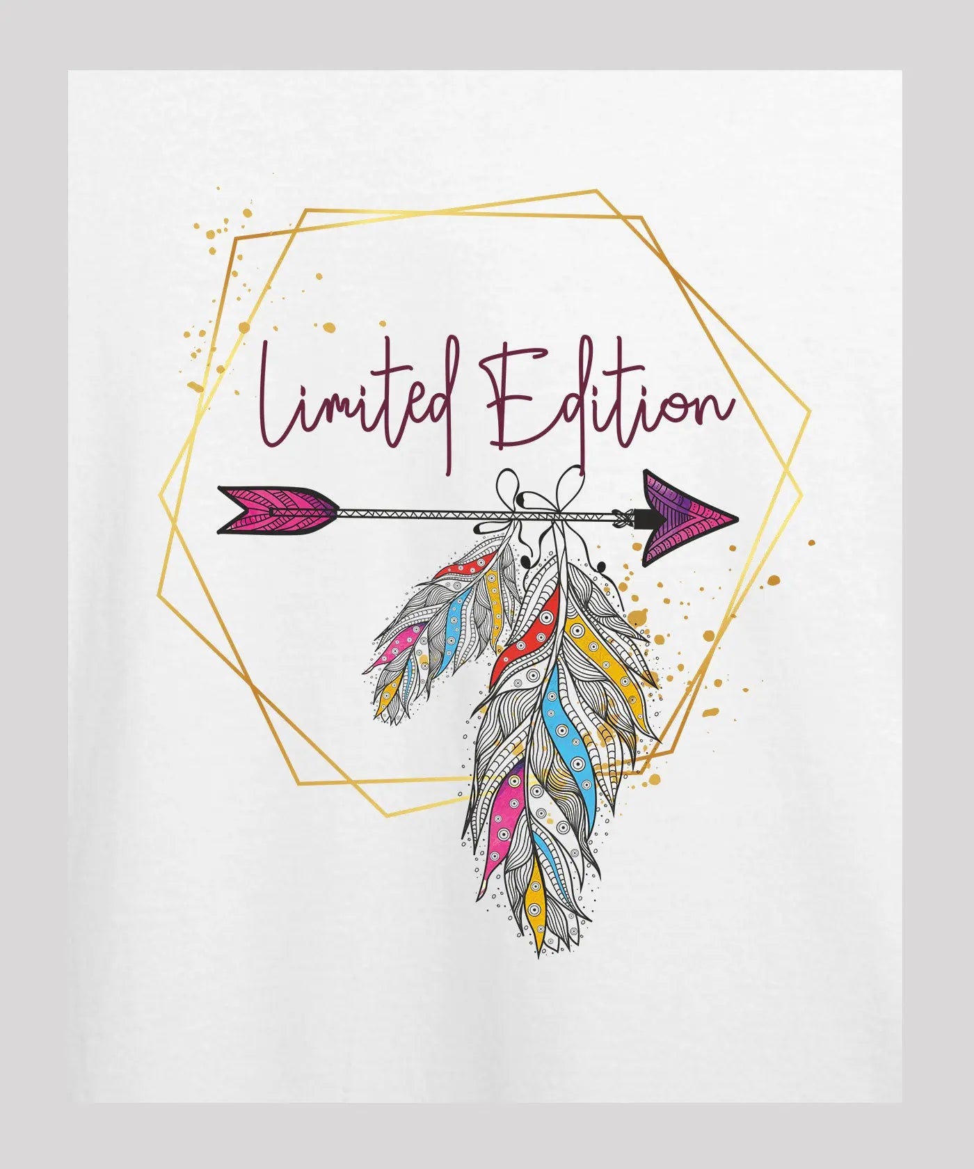 "Limited Edition" - Women’s T-Shirt –  Premium Round Neck - White - 100% Cotton