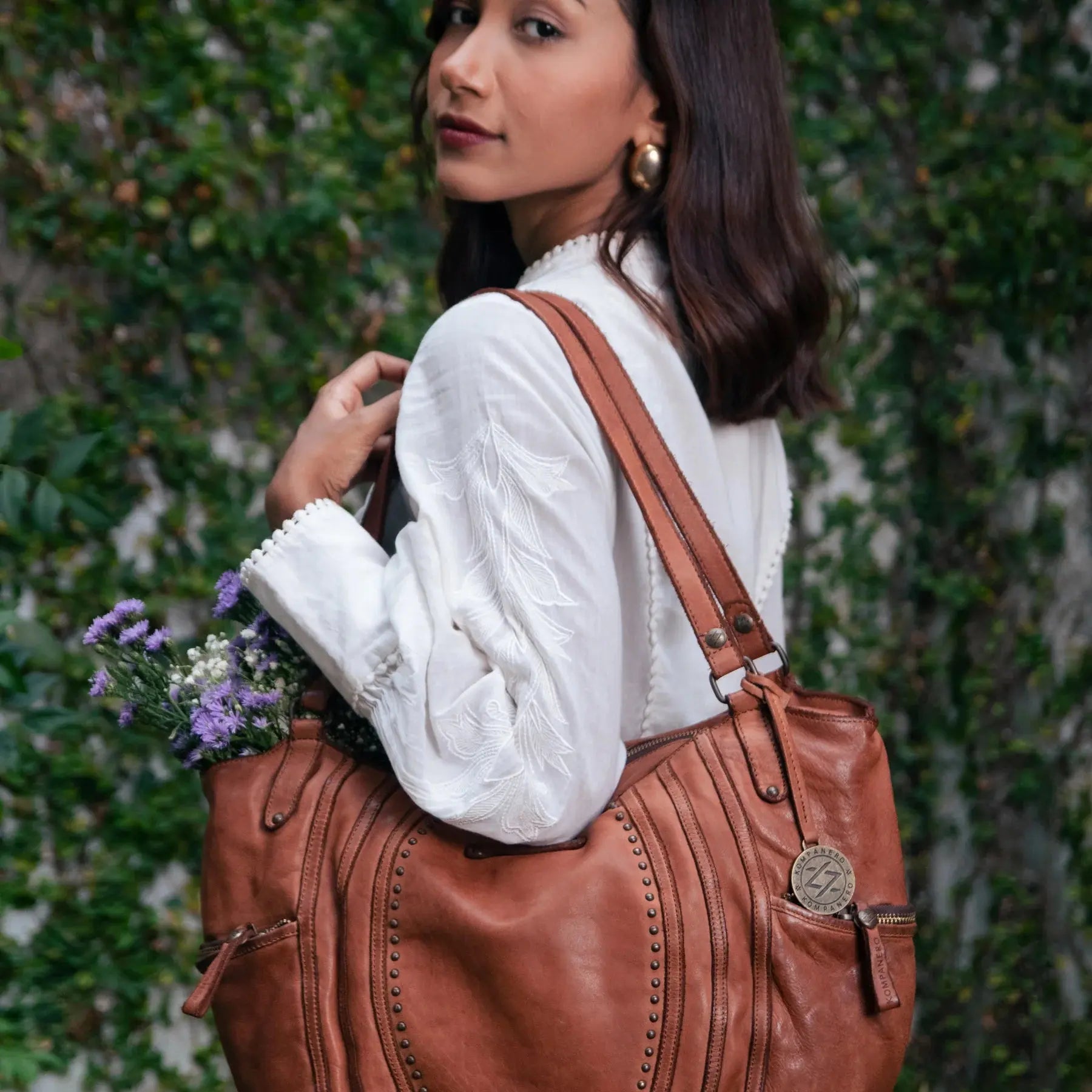 Lucy - The Handbag - Mustard and Cognac