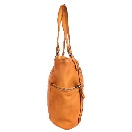 Lucy - The Handbag - Mustard and Cognac