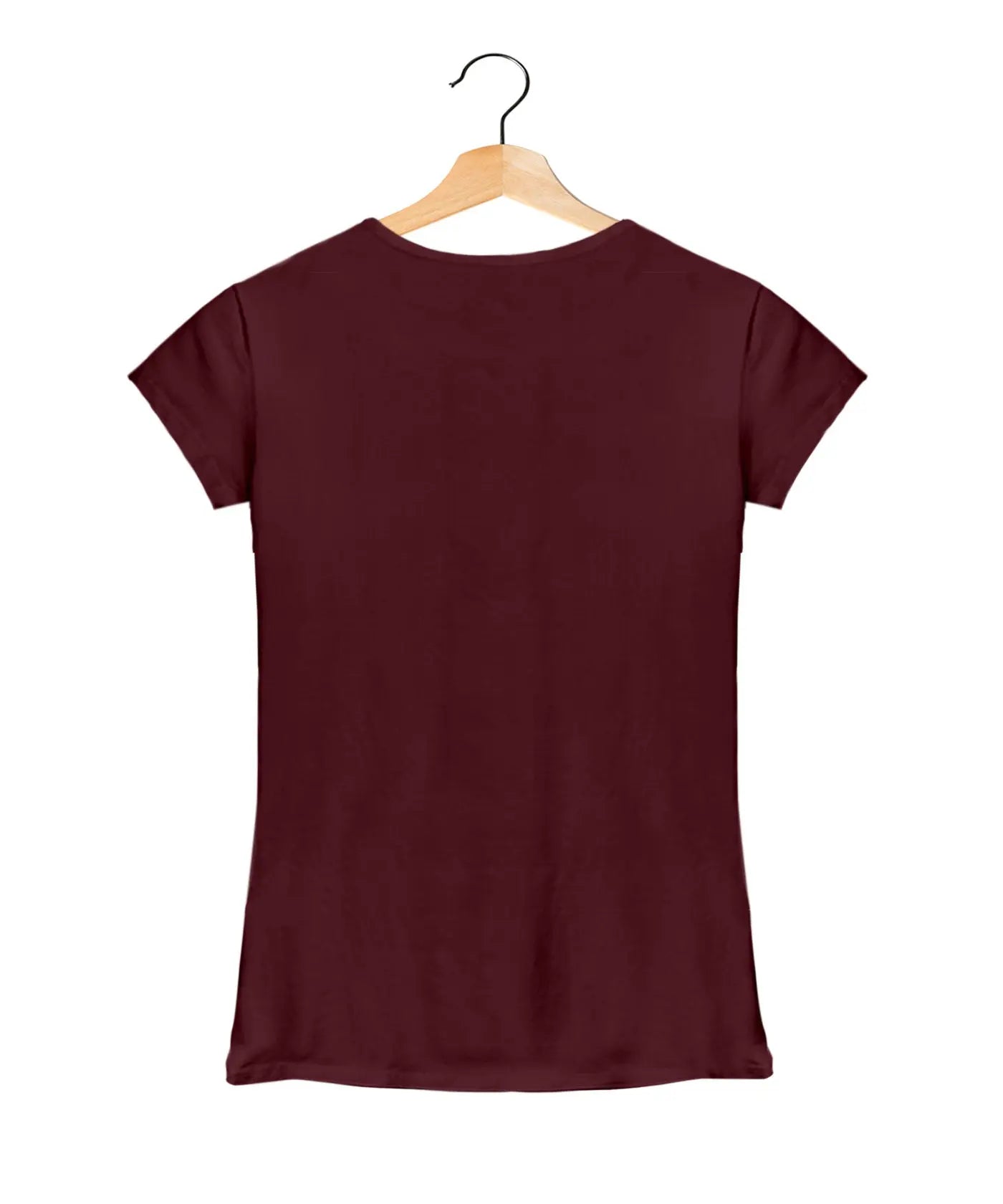 Musical Guitar Typography Print - Women's Graphic T-Shirt – Maroon - 100% Cotton Offbeat