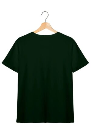 "Night Wolf" - Juniors Unisex T-Shirt –  Premium Round Neck -Bottle Green - 100% Cotton Offbeat