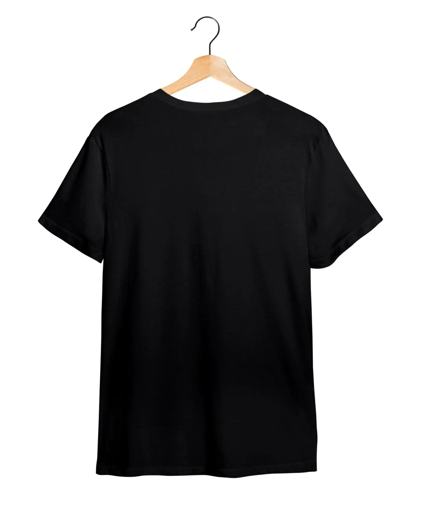 "Om" Printed T-Shirt – Premium Round Neck - Black - 100% Cotton Offbeat